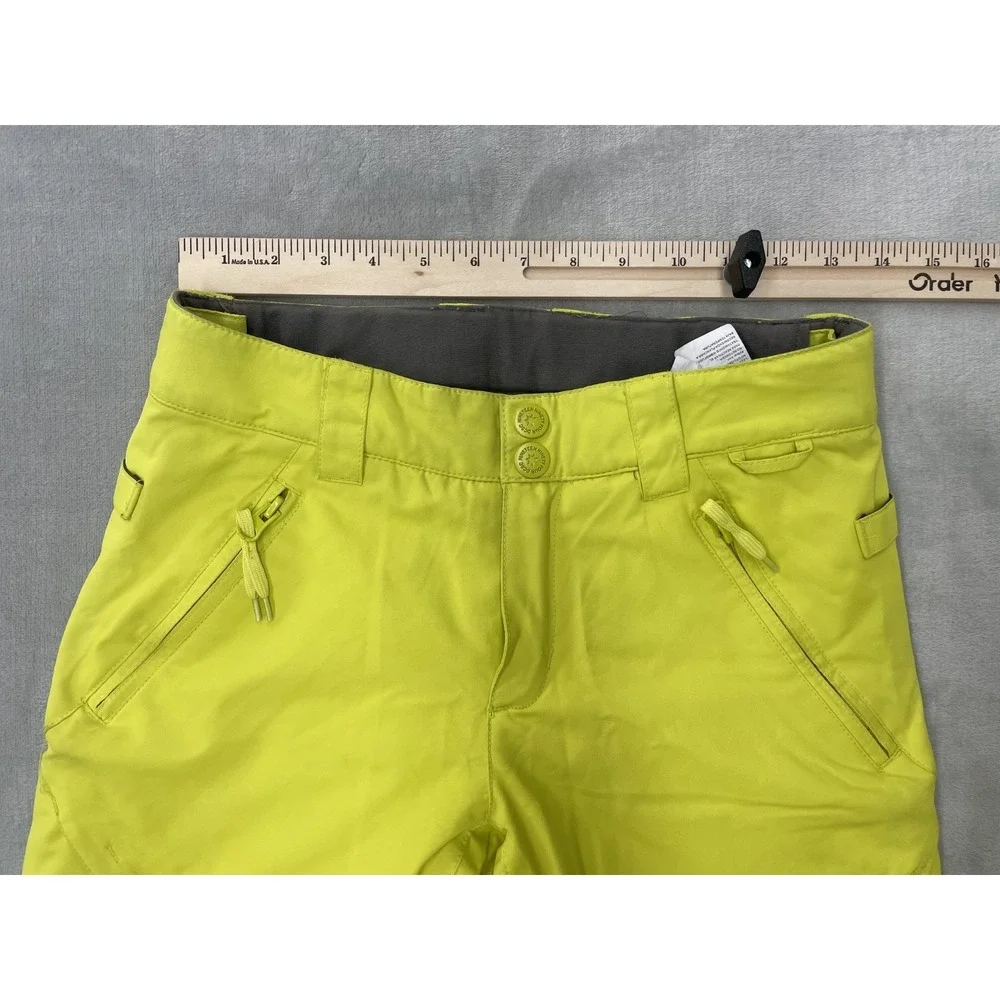 DC Snowboard Ski Pants Youth L Yellow 10K Waterproof Insulated